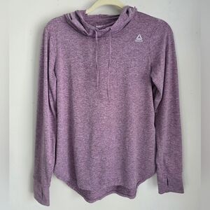 Reebok super-soft cowl/scuba neck hoodie | Heather purple | M | Great Condition